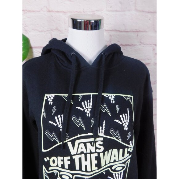 Vans Black Hoodie with Skeleton Print - Picture 2 of 10